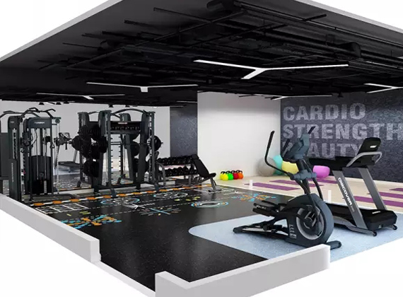80㎡健身房配置方案