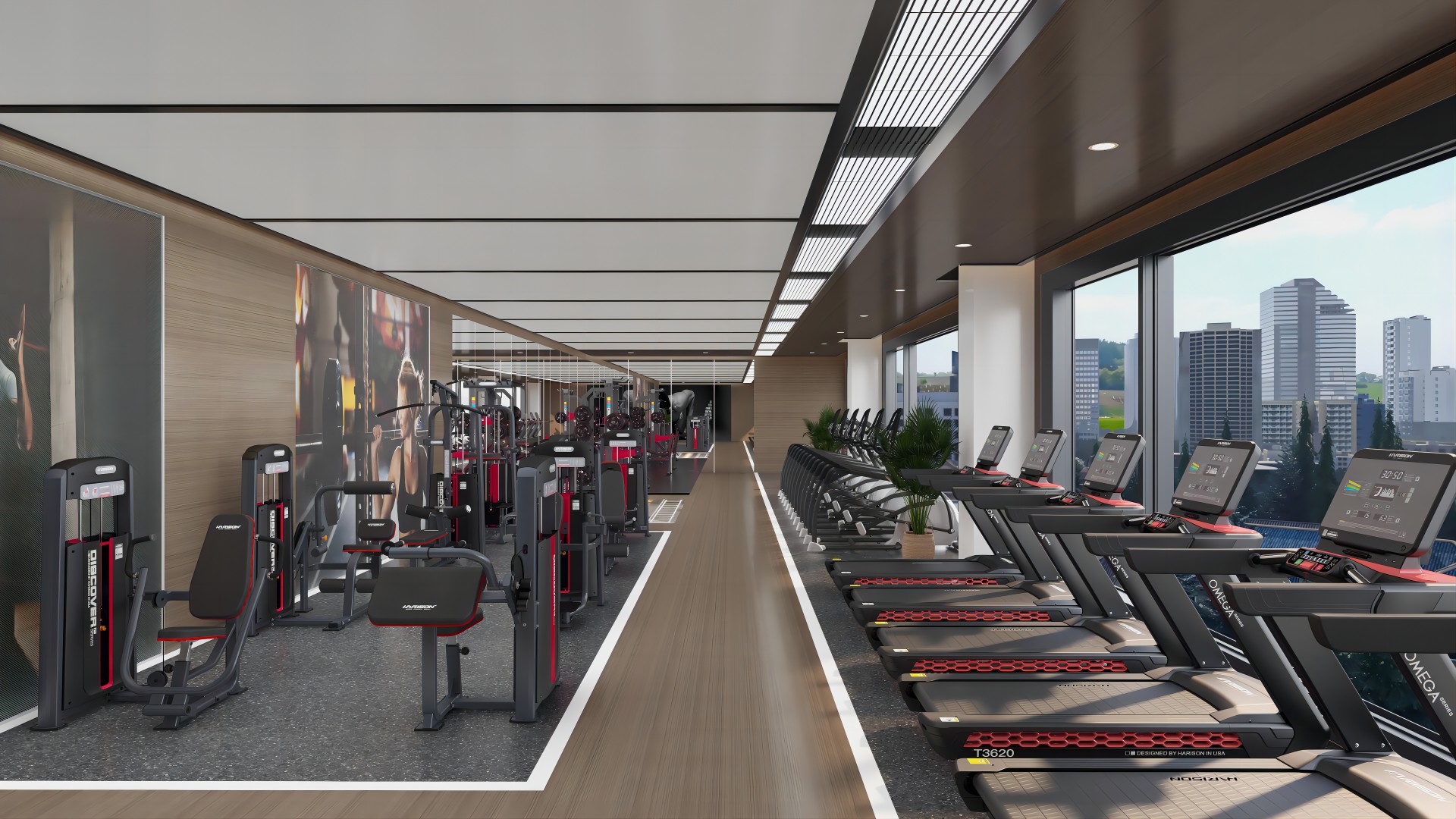 单位、公司健身方配置