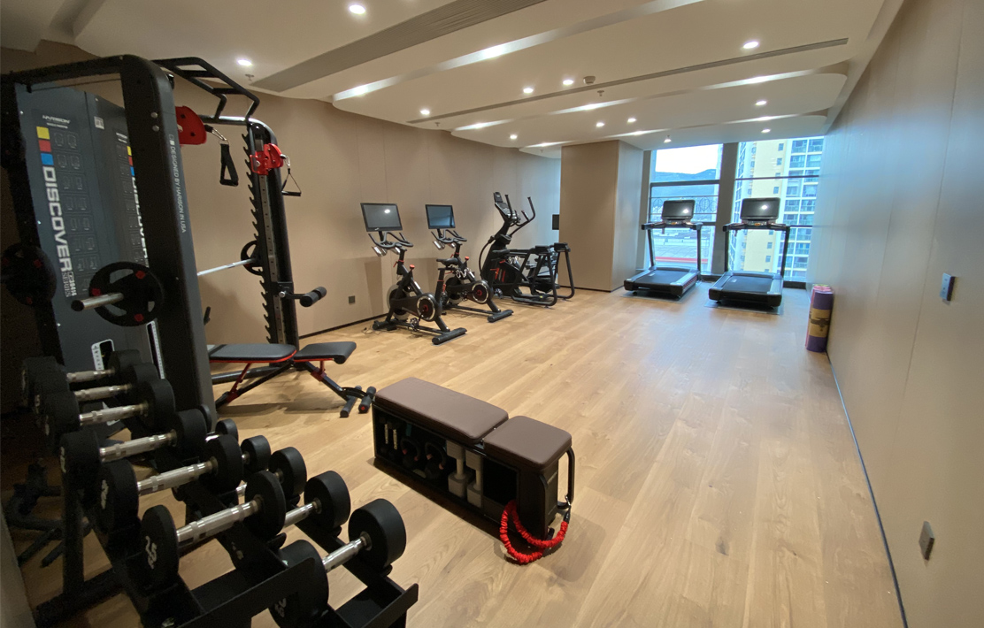 42㎡办公区嵌入式健身房完工！